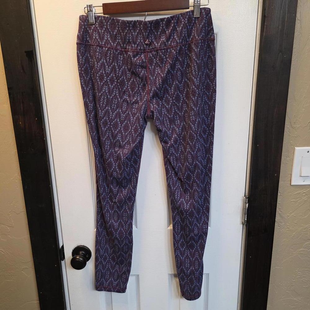 prAna Women's Purple Patterned Leggings Size Large - Picture 3 of 5